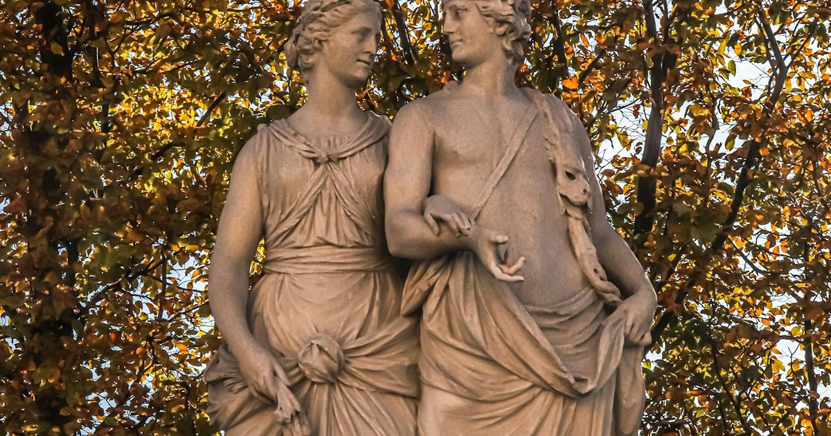 Neoclassical palace behind Mediterranean gardens at Mon Repos, Corfu